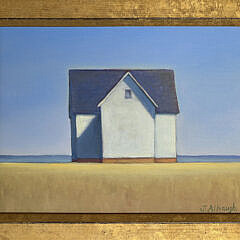 Joan Albaugh Oil on Board “The Attic Window”