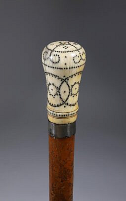 French Pique Walking Stick, circa 1743