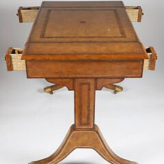 Maitland Smith Hand Made Backgammon or Chess Game Table, 20th Century