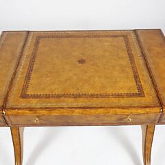 Maitland Smith Hand Made Backgammon or Chess Game Table, 20th Century