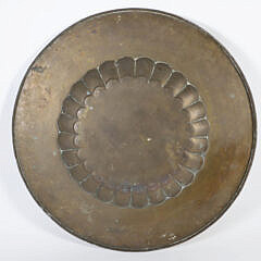 Vintage Engraved Brass Turkish Charger