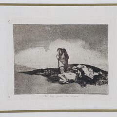 Francisco Goya Etching Plate 60 from “Los Desastres de la Guerra”