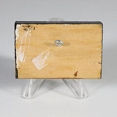 Charles Wehringer Miniature Still Life Oil on Board “Sugar Snap Peas”