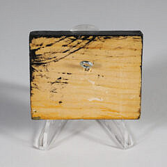 Charles Wehringer Miniature Still Life Oil on Board “Yellow Onion”