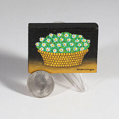 Charles Wehringer is known listed New York painter who paints everyday products in miniature and incorporates his folk art into his pop art pieces.Charles Wehringer