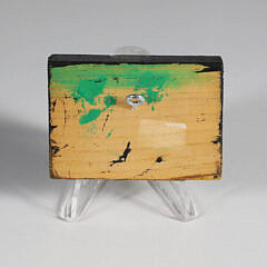 Charles Wehringer Miniature Still Life Oil on Board “Basket of Daisies”