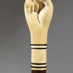 84-6000 Clenched Fist Walking Stick A 0905 JPG
