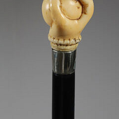 88-6000 Fist Clenching Ball Walking Stick A 0864 JPG