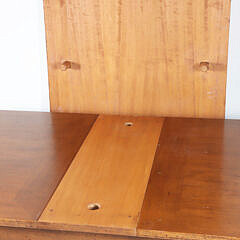 French Provincial Style Extension Dining Table with Carved Hoof Feet