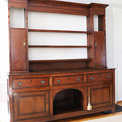 247-2574 Oak Welsh Cupboard A 9817 JG