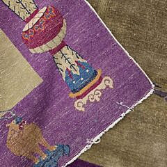 Antique Floral Pictorial Chinese Peking Carpet, circa 1920s