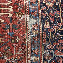 Antique Persian Hand Knotted Kazak Oriental Carpet