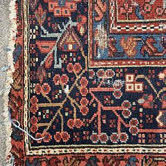Antique Persian Hand Knotted Kazak Oriental Carpet