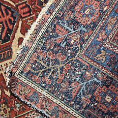 Antique Persian Hand Knotted Kazak Oriental Carpet