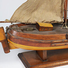 19th Century English Miniature Model of a Fishing Trawler