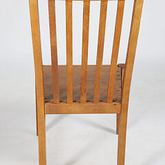 Set of Eight Modern Stick-Back Dining Chairs