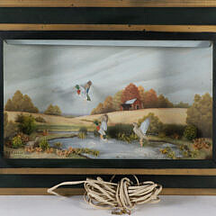 R.G. Rodell Diorama Shadow Box with Flying Mallards