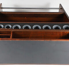 Poul Heltborg Danish Modern Teak Wood Dry Bar Cabinet, circa 1960s