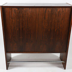Poul Heltborg Danish Modern Teak Wood Dry Bar Cabinet, circa 1960s