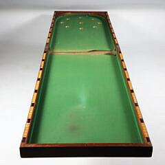 British Inlaid Bagatelle Coffee Table, 19th Century