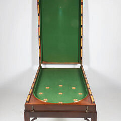 British Inlaid Bagatelle Coffee Table, 19th Century