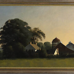 Stanley Edwine William Craine Oil on Canvas "Farm House"