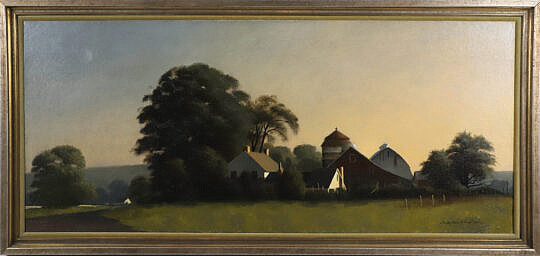 Stanley Edwine William Craine Oil on Canvas "Farm House"