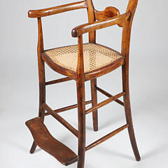 Caned Seat Youth’s Discipline Chair, 19th Century
