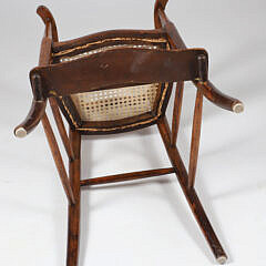Caned Seat Youth’s Discipline Chair, 19th Century