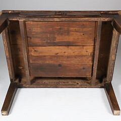 English Pine One Drawer Coffee Table, 19th Century
