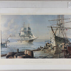 John Stobart Print “San Francisco, the Flying Cloud Arriving in Port 1857”