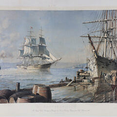 John Stobart Print San Francisco, the Flying Cloud Arriving in Port 1857