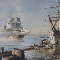 John Stobart Print “San Francisco, the Flying Cloud Arriving in Port 1857”