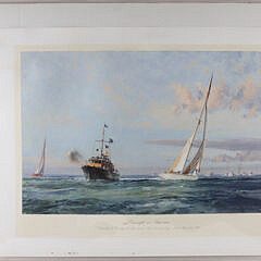John Stobart America’s Cup Lithograph “Triumph in America 1983”
