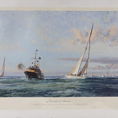 John Stobart (b. 1929) Lithograph "Triumph in America 1984"