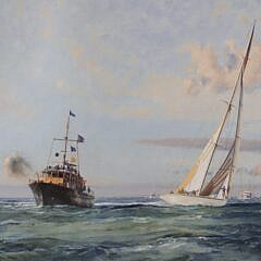 John Stobart America’s Cup Lithograph “Triumph in America 1983”