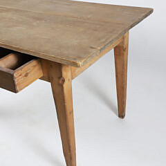 Vintage Pine Two Drawer Hepplewhite Style Writing Table