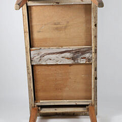 Vintage Pine Two Drawer Hepplewhite Style Writing Table