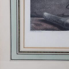 Hunting Dog Print Titled “The First Taste”, Published 1875