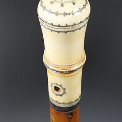 French Pique Pomander Cane, circa 1690
