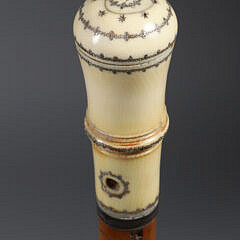 French Pique Pomander Cane, circa 1690