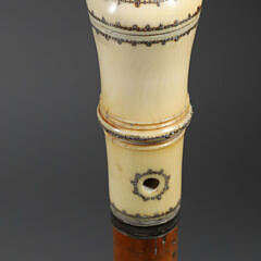 French Pique Pomander Cane, circa 1690