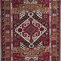 Semi Antique Persian Hand Knotted Kazak Oriental Carpet