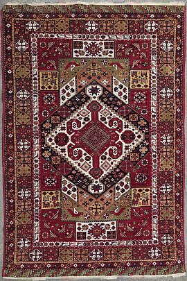 Semi Antique Persian Hand Knotted Oriental Carpet