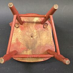 Antique Sheraton Balloon Back Childs Chair, 19th century