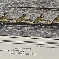 Currier & Ives Colored Print, “Summer Scenes in New York Harbor”