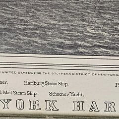 Currier & Ives Colored Print, “Summer Scenes in New York Harbor”