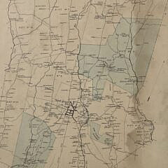 Antique Atlas Map of New Canaan Connecticut