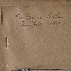 Antique Atlas Map of New Canaan Connecticut