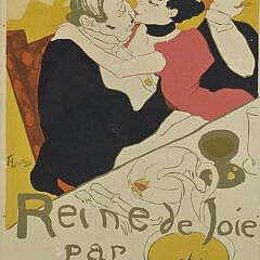 Reine de Joie par Victor Joze Advertising Poster Print, 20th century